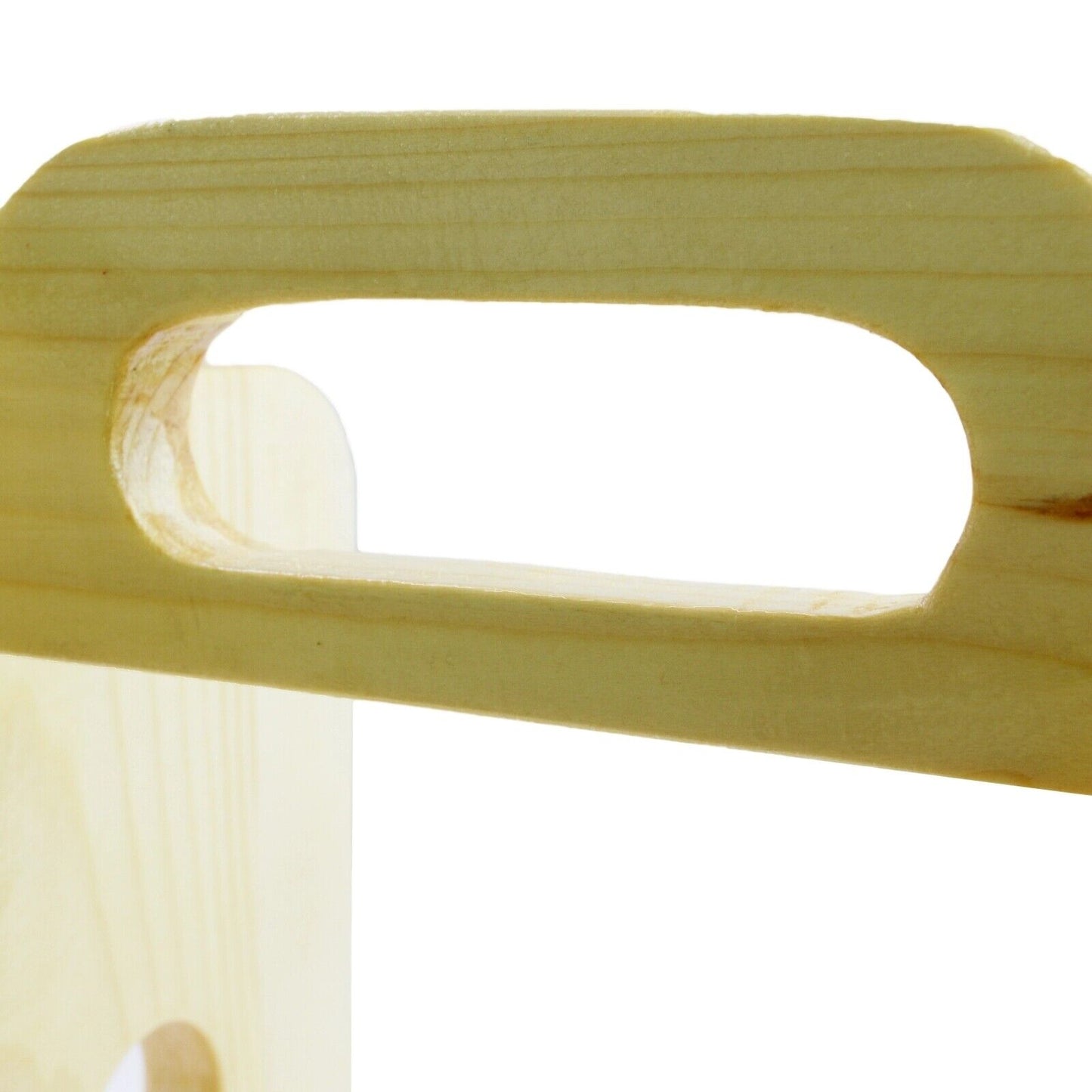 Unique Tilted Freestanding Upcycled Wooden Wine Rack Handmade Natural Wood
