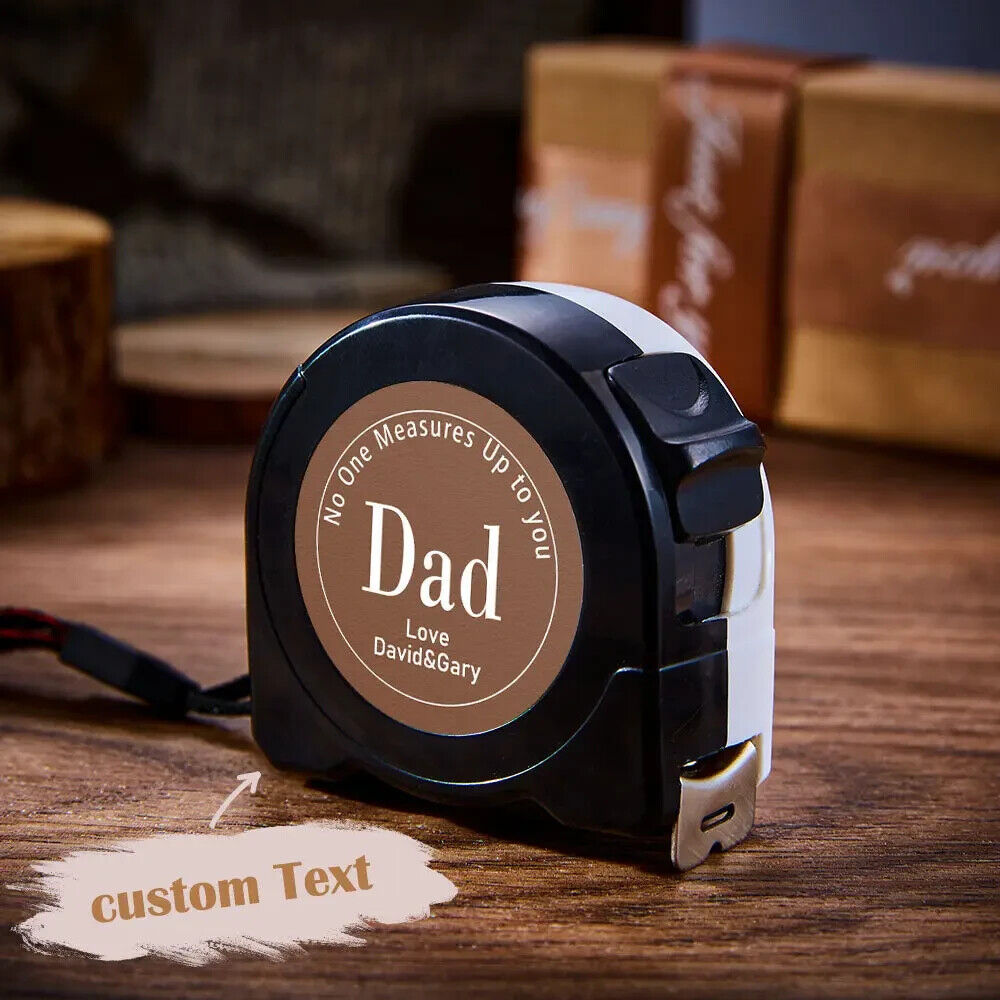 Fathers Day Gift For Dad Personalised Tape Measure Tool Birthday Gift