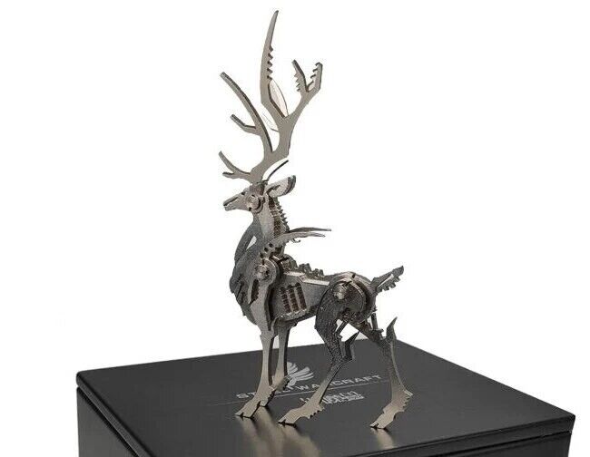 3D Metal Model Kits Deer 3D Puzzle Adult Punk Steampunk Mechanical Building Kit