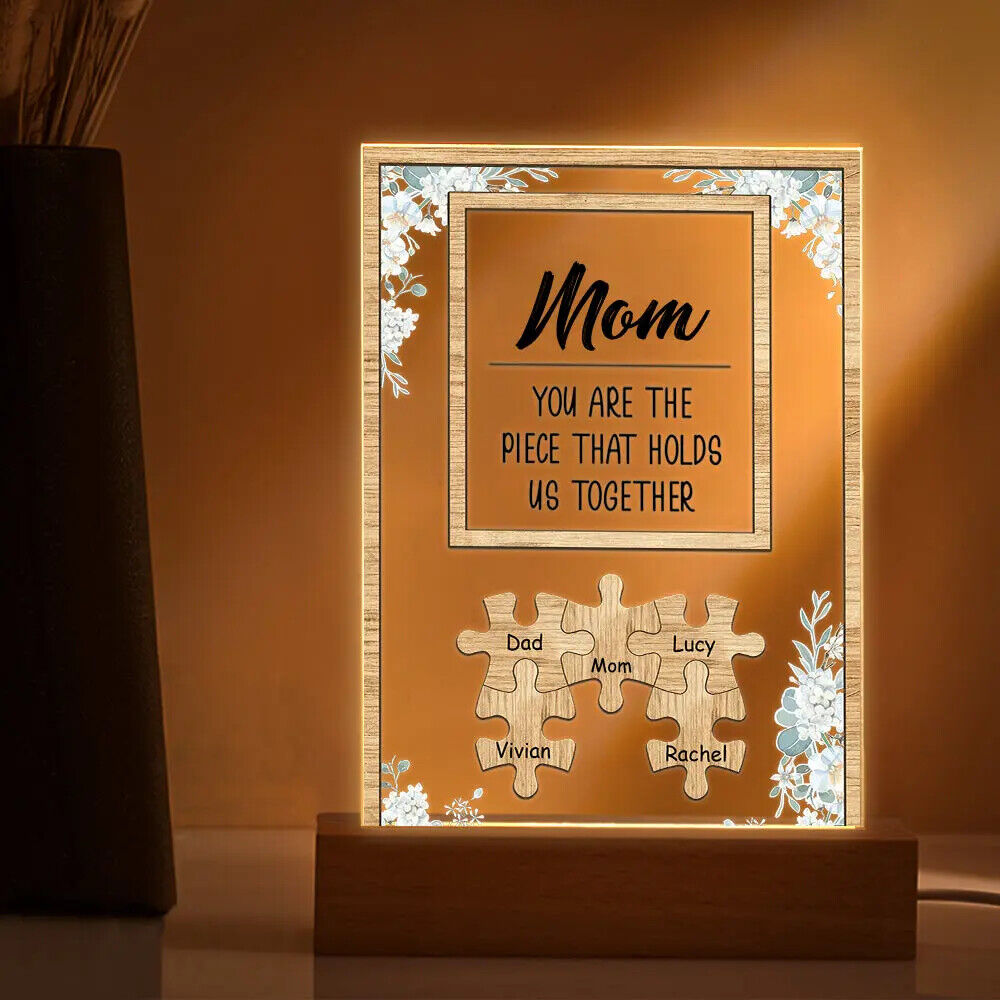 Personalised Puzzle Pieces Name Dad You Are the Piece that Holds Us Together