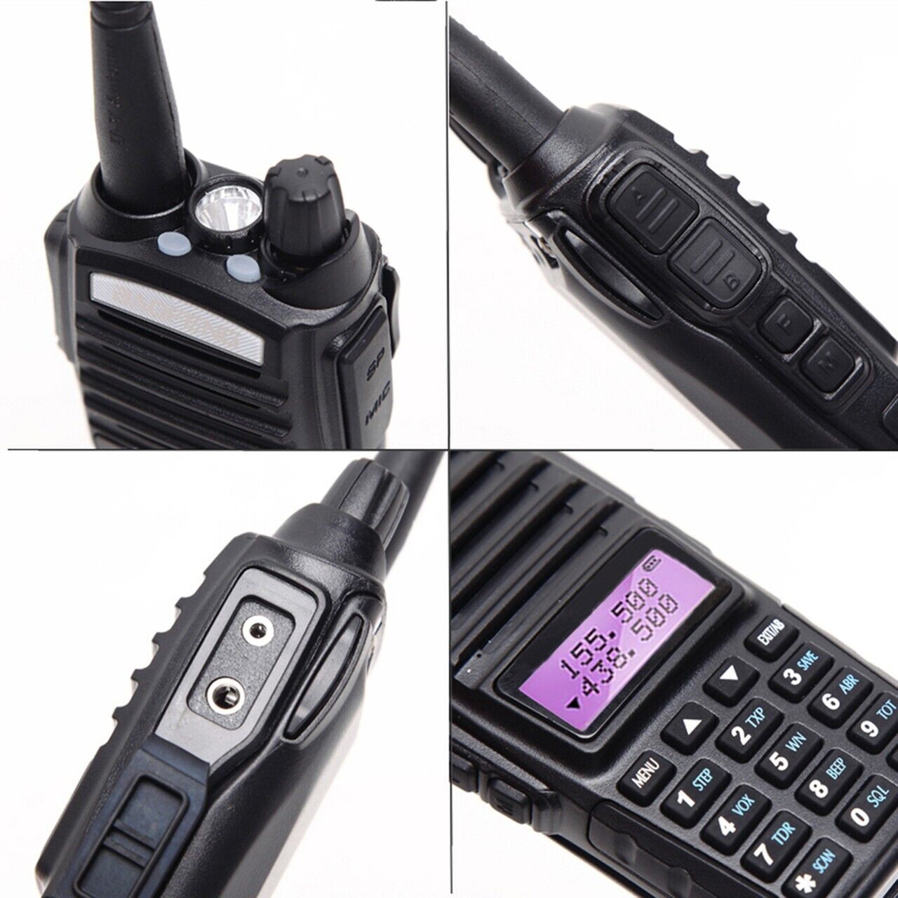Upgraded BAOFENG UV-82 8W High Power Dual Band VHF/UHF Walkie Talkie + Earpiece