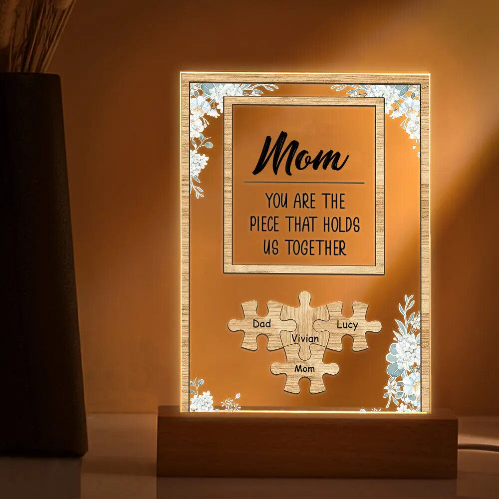 Personalised Puzzle Pieces Name Dad You Are the Piece that Holds Us Together