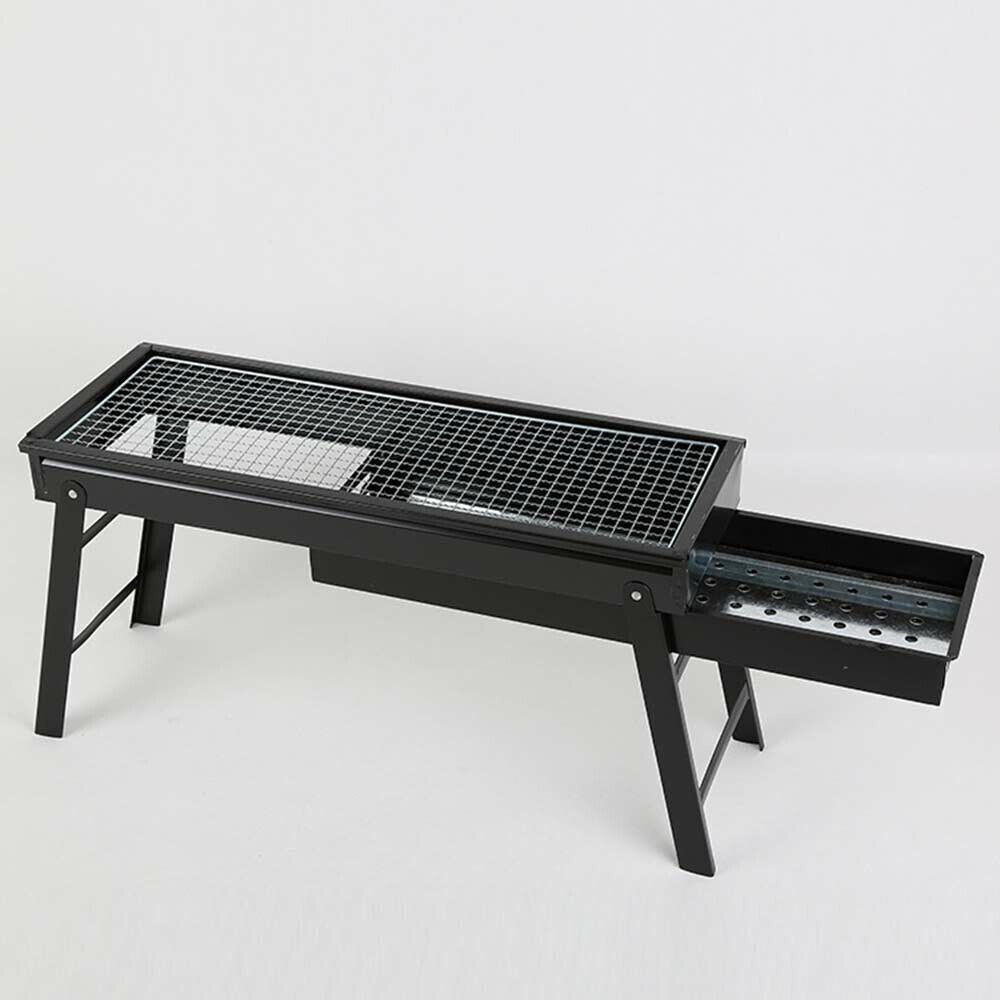 Large BBQ Grill Portable Folding Charcoal Barbecue Garden Picnic Steel Stove UK