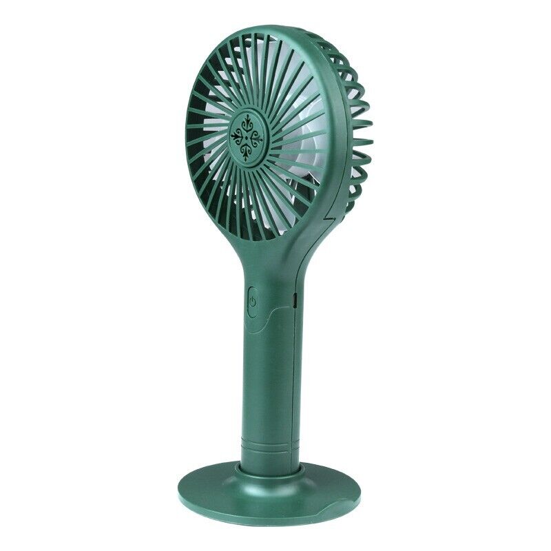 Portable Hand-held Folding Cooling Desk Fan Mini Cooler USB Charging Long Lastin