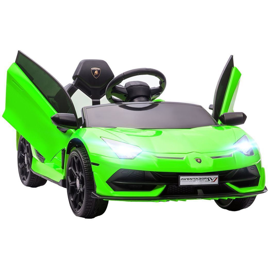 Lamborghini Veneno Licensed Electric Ride-on Car w/ Remote- Gree /Yellow/ Red