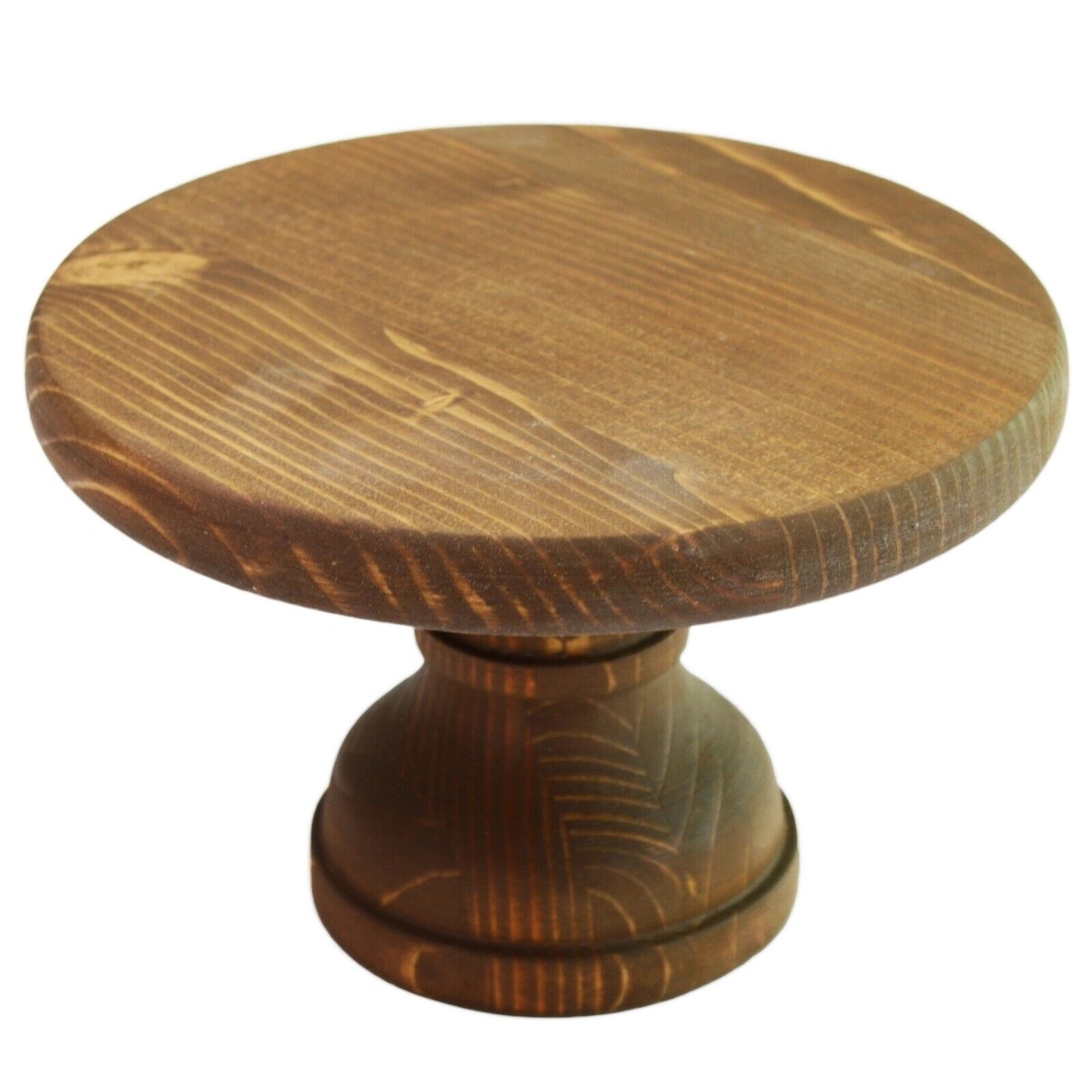 Wooden Cake stand Solid Wood Fruit Cupcake Platform Display 37cm