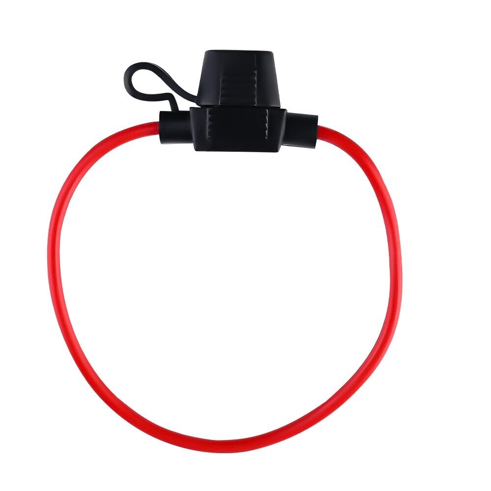 5 Pcs Inline Fuse Holder to Accept 12V 30A Mini Blade Fuses Splash Proof Car Van
