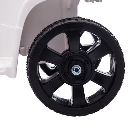 HOMCOM 6V Kids Electric Ride on Car Toddler Quad Bike ATV for 18-36 month White