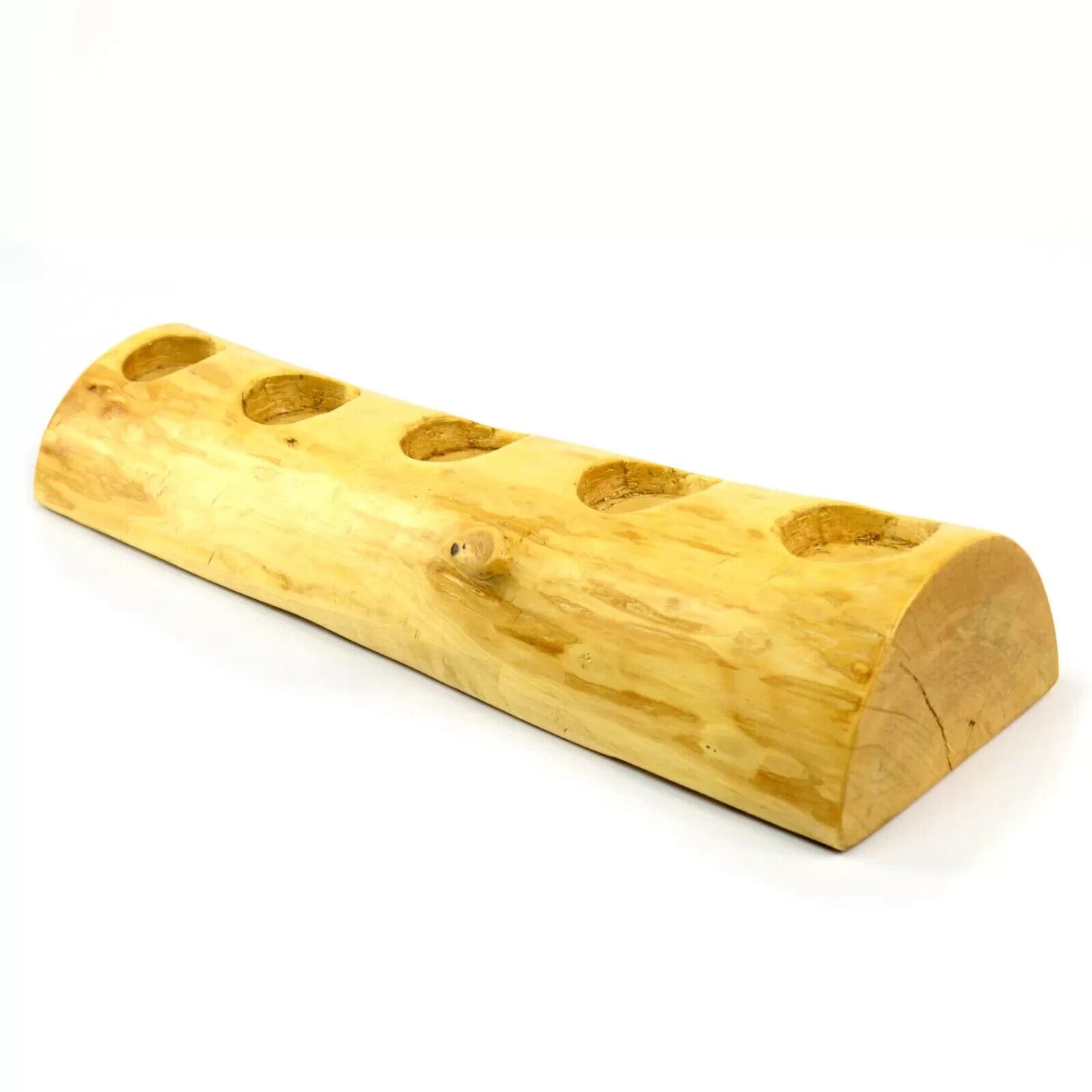 ECO Friendly Rustic Wooden Tea Light Candle Holders Handmade Natural Wood