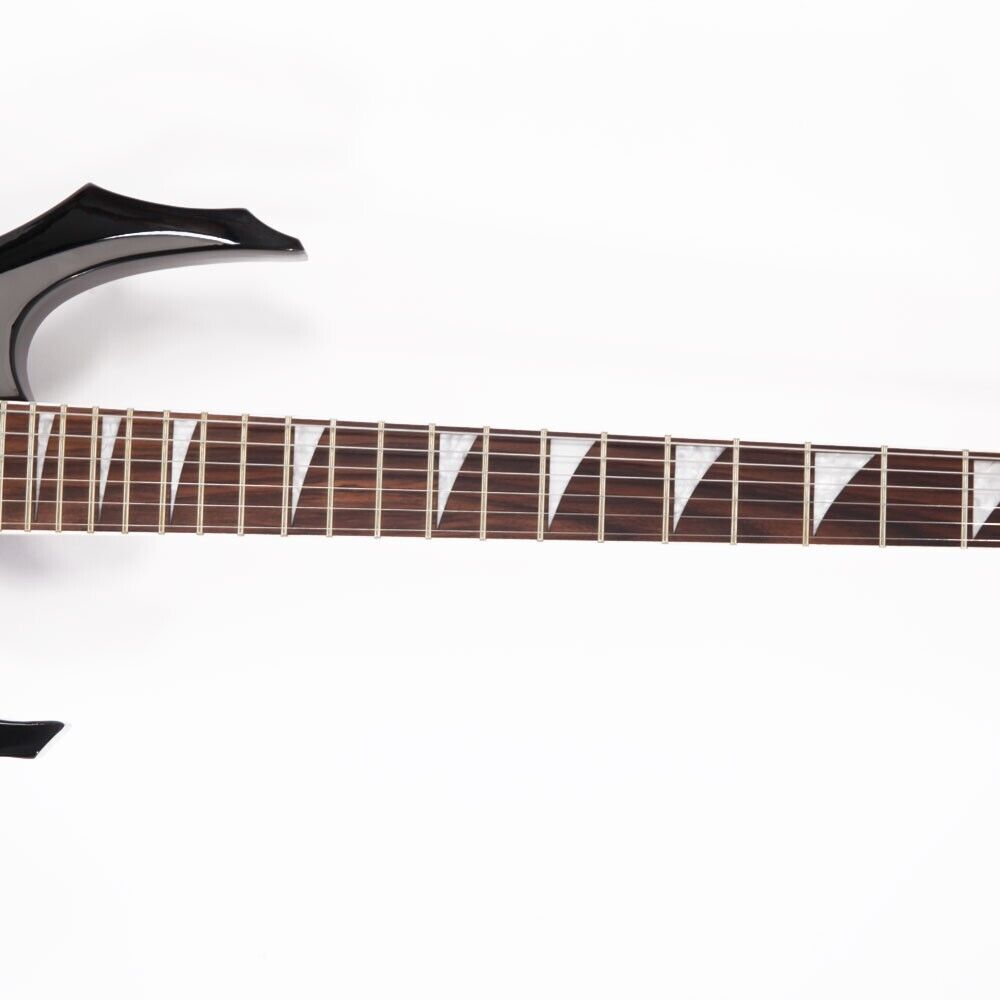 Glarry Flame 24-Frets Electric Guitar Full Set with Bag Pick Strap Tool Black