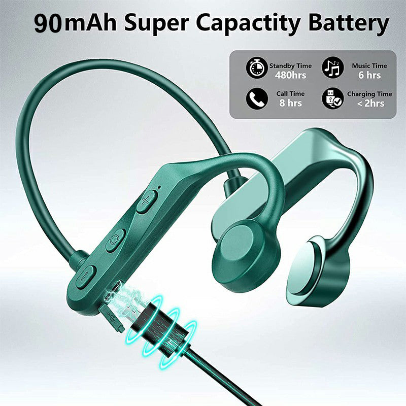 Bone Conduction Bluetooth Earphones Wireless Headset Sport Headphones Waterproof