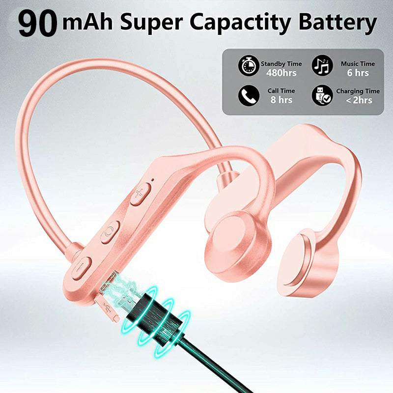 Bone Conduction Bluetooth Earphones Wireless Headset Sport Headphones Waterproof