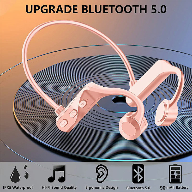 Bone Conduction Bluetooth Earphones Wireless Headset Sport Headphones Waterproof