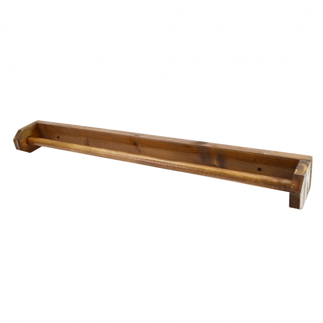 Bathroom Towel Rail, Bathroom Wooden Towel Rack Handmade Storage Decoupage