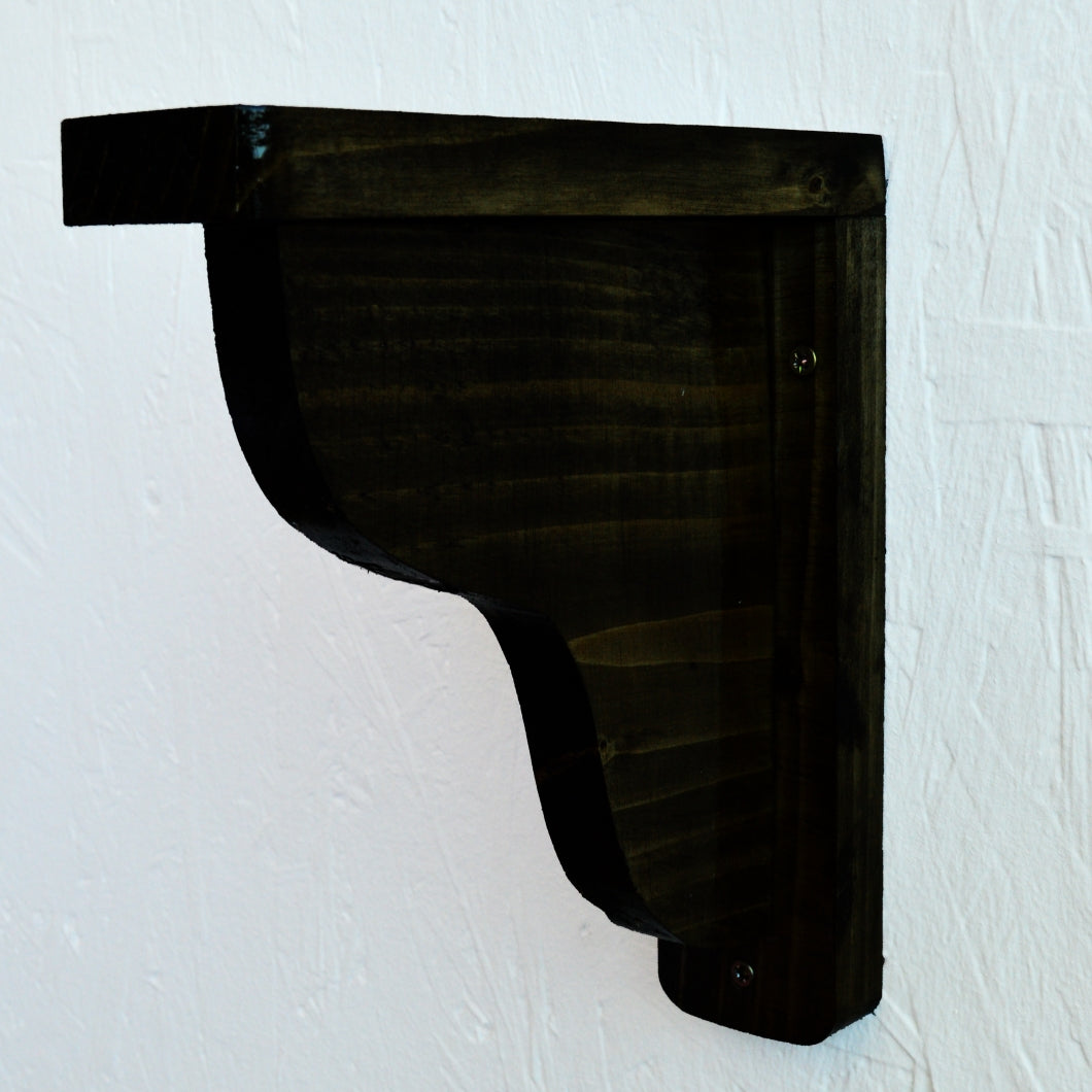 Handmade Natural Pine Wooden Shelf Brackets Bracket Multiple Dimensions ECO +