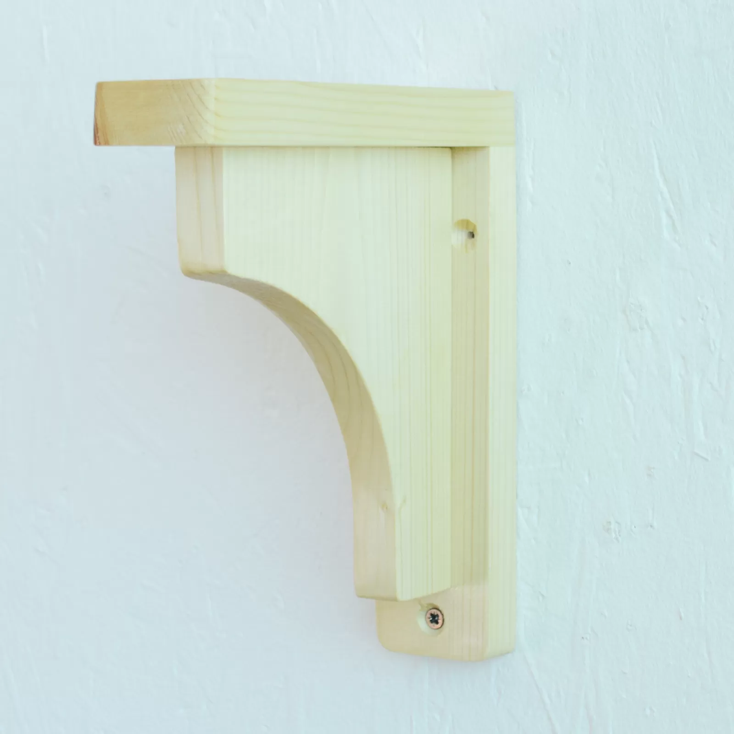 Eco Friendly Natural Pine Wooden Shelf Brackets Gallows Bracket Multiple