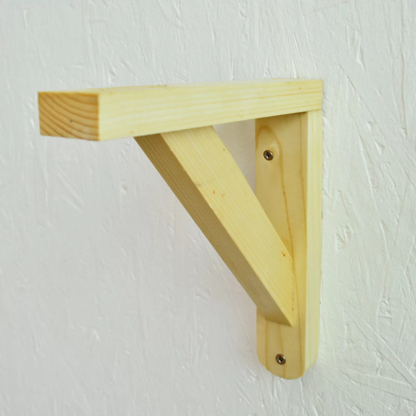 Ladom Eco Natural Pine Wooden Shelf Brackets Bracket Multiple Dimensions