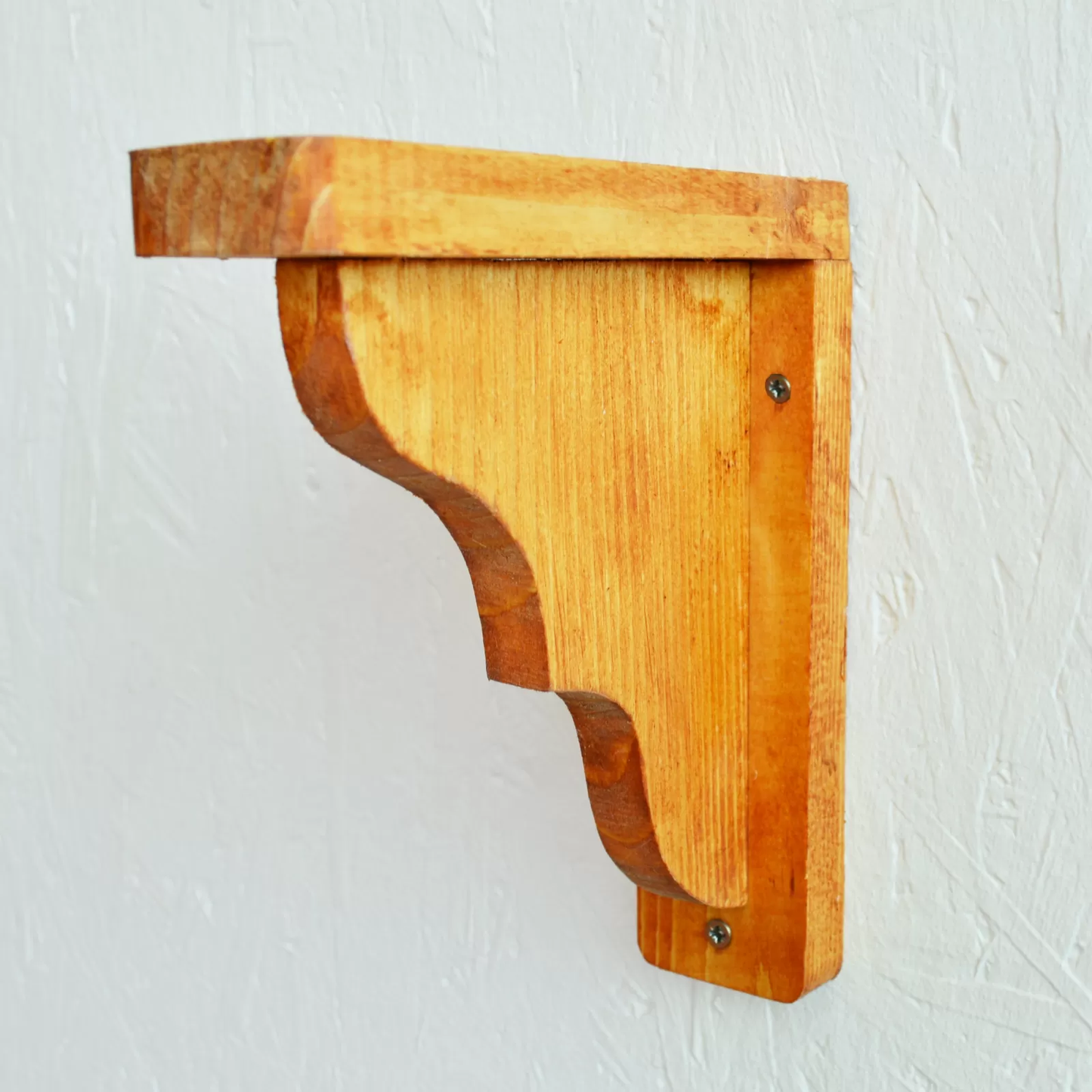 Erwen Eco Natural Pine Wooden Shelf Brackets Bracket Multiple Dimensions