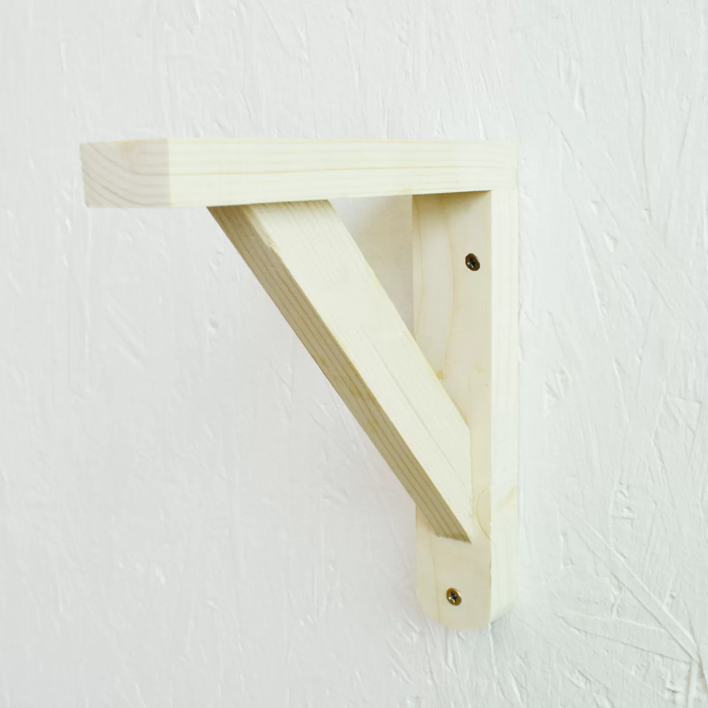 Ladom Eco Natural Pine Wooden Shelf Brackets Bracket Multiple Dimensions