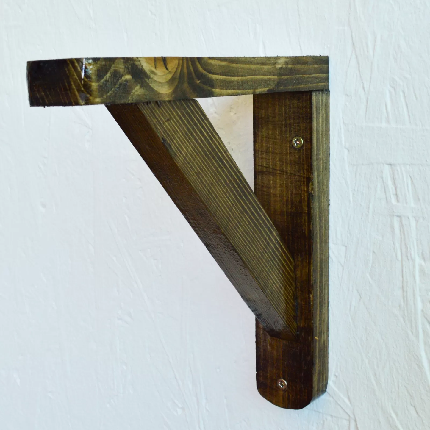 Ladom Eco Natural Pine Wooden Shelf Brackets Bracket Multiple Dimensions