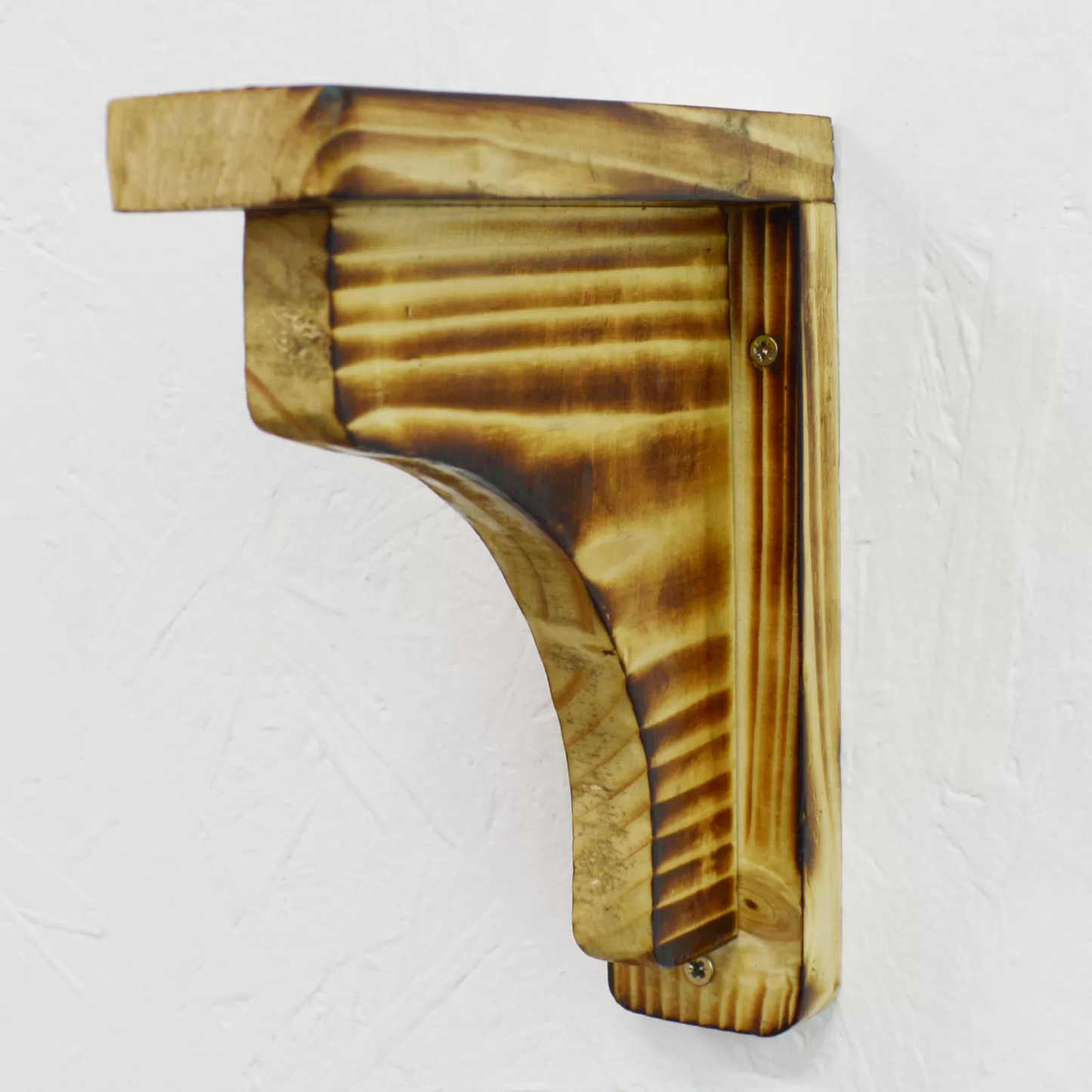 Eco Friendly Natural Pine Wooden Shelf Brackets Gallows Bracket Multiple