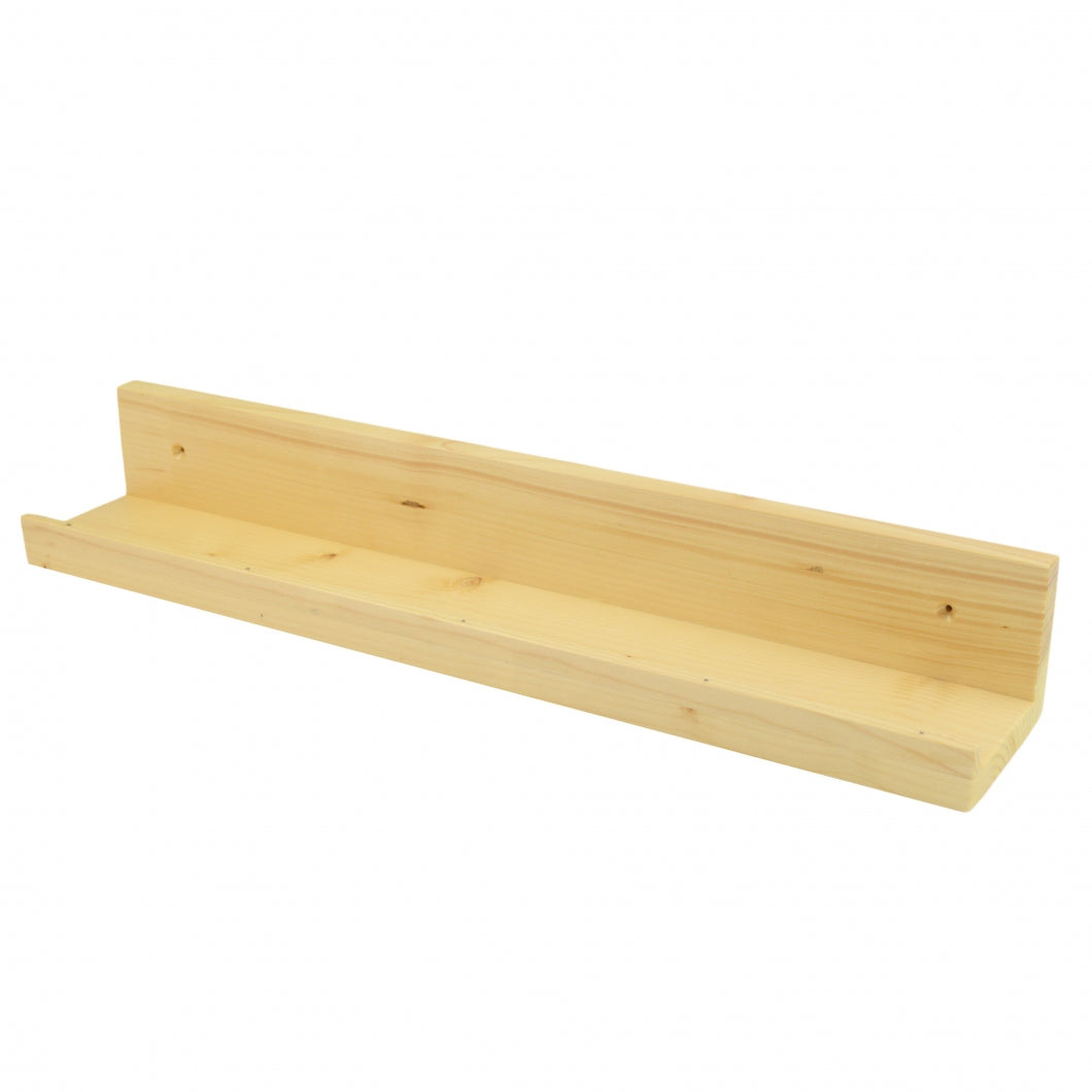 Floating Wall Shelves Slim Wooden Picture Ledge Display Rack Book Mounted Shelf