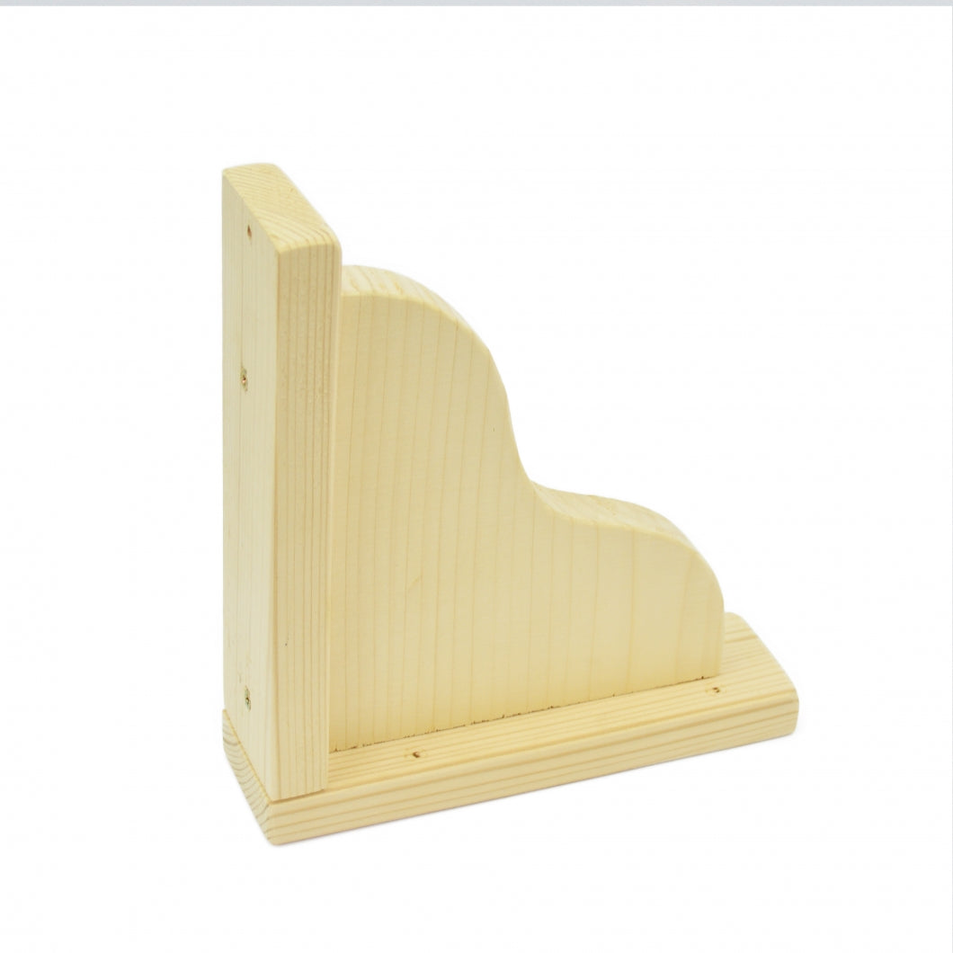 Handmade Natural Pine Wooden Shelf Brackets Bracket Multiple Dimensions ECO +