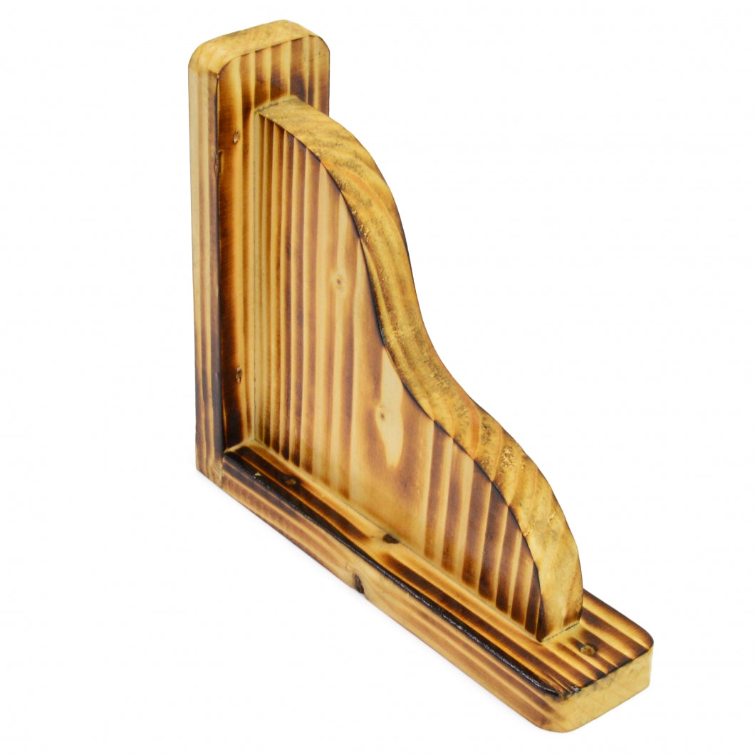 Handmade Natural Pine Wooden Shelf Brackets Bracket Multiple Dimensions ECO +
