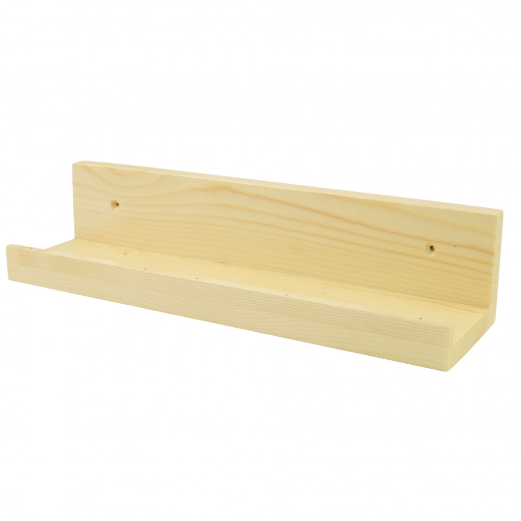 Floating Wall Shelves Slim Wooden Picture Ledge Display Rack Book Mounted Shelf