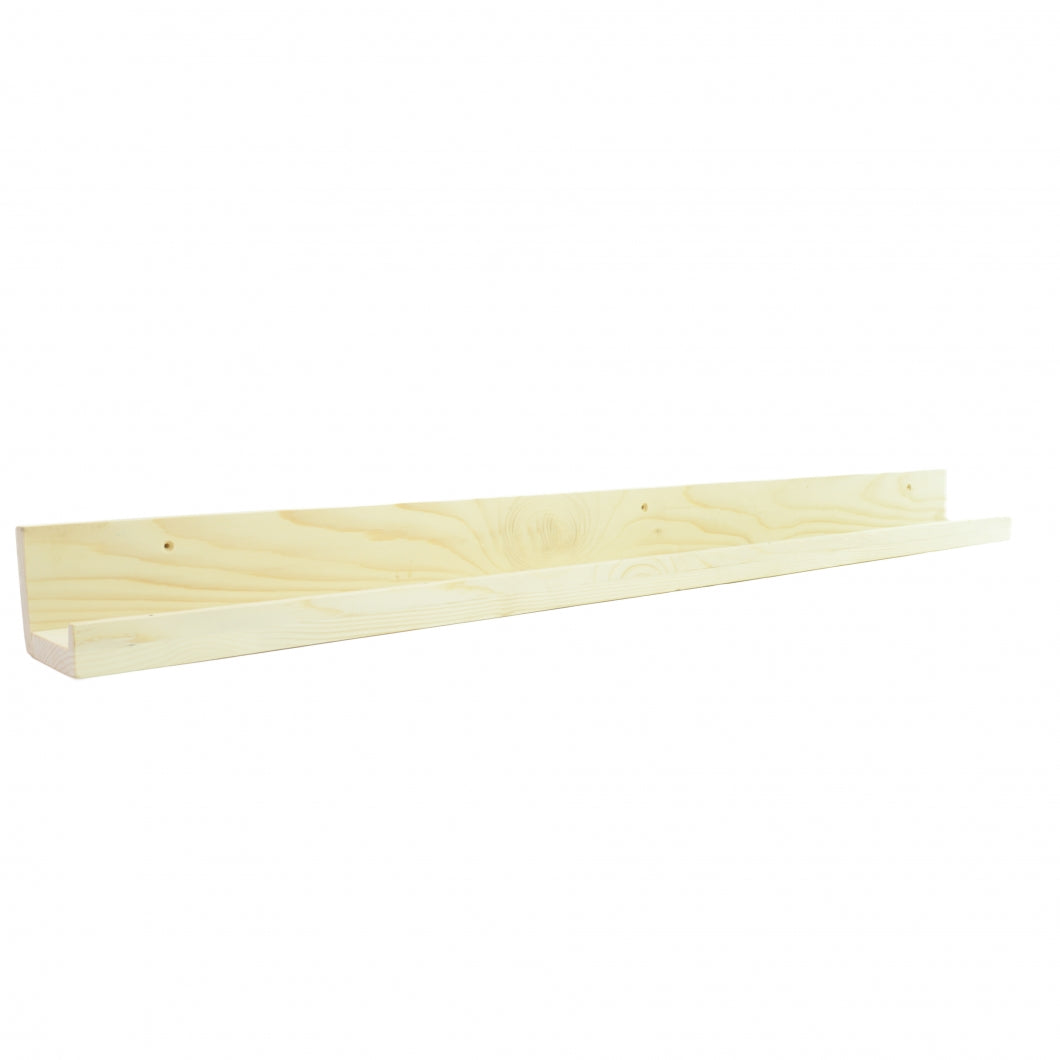 Floating Wall Shelves Slim Wooden Picture Ledge Display Rack Book Mounted Shelf