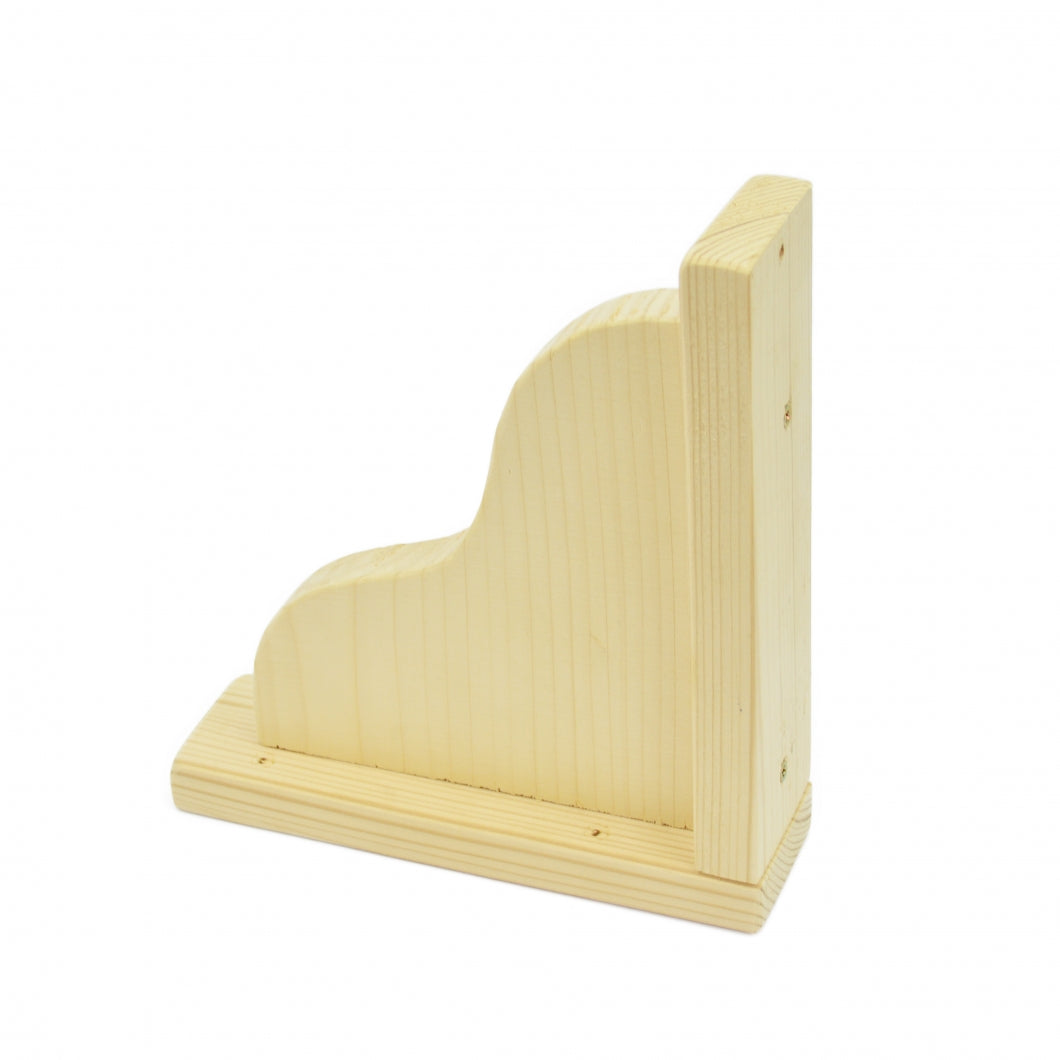 Handmade Natural Pine Wooden Shelf Brackets Bracket Multiple Dimensions ECO +