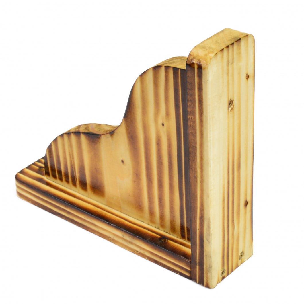 Handmade Natural Pine Wooden Shelf Brackets Bracket Multiple Dimensions ECO +