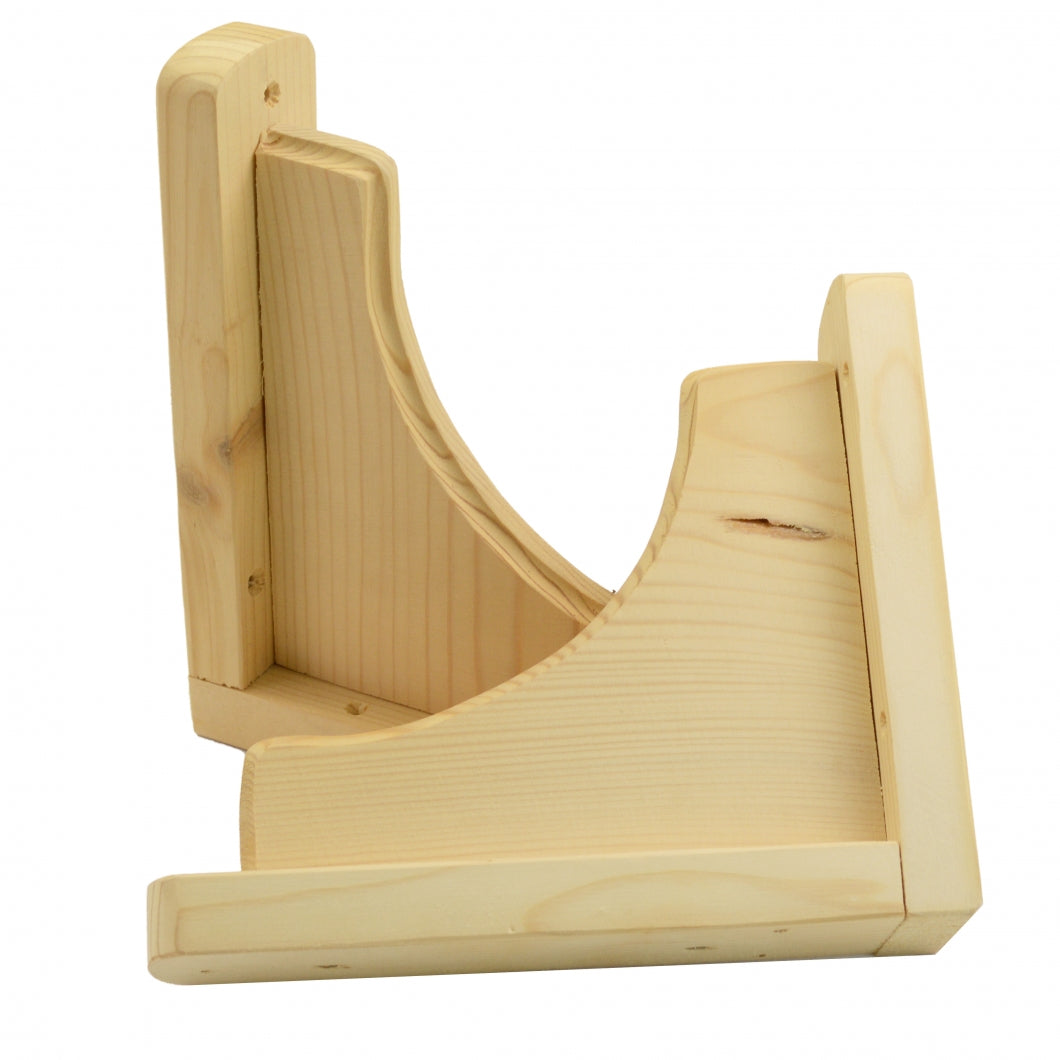 Eco Friendly Natural Pine Wooden Shelf Brackets Bracket Multiple Dimensions