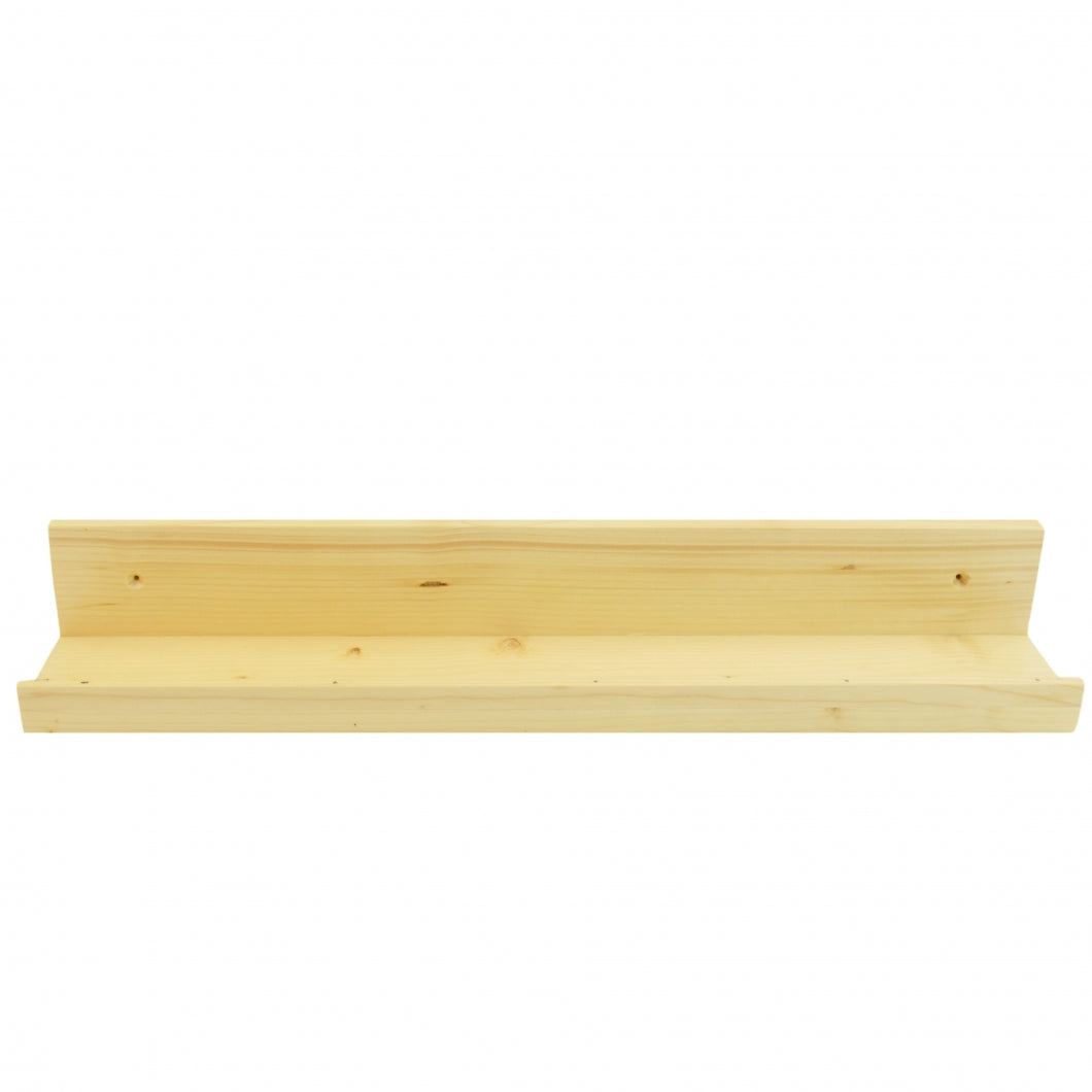 Floating Wall Shelves Slim Wooden Picture Ledge Display Rack Book Mounted Shelf