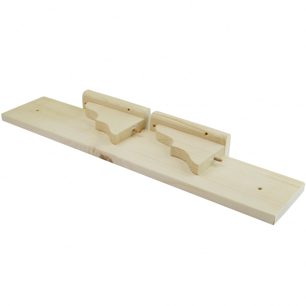 Handmade Natural Wood Wooden Shelf Storage Unit Stand Wall Mounted Shelves ECO