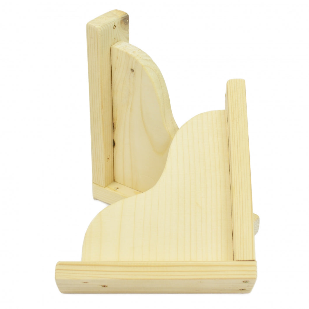 Handmade Natural Pine Wooden Shelf Brackets Bracket Multiple Dimensions ECO +