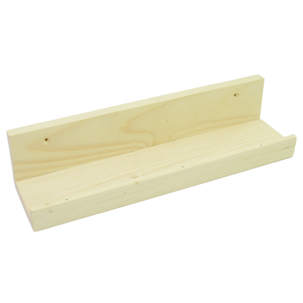 Floating Wall Shelves Slim Wooden Picture Ledge Display Rack Book Mounted Shelf