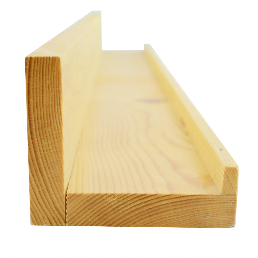 Floating Wall Shelves Slim Wooden Picture Ledge Display Rack Book Mounted Shelf