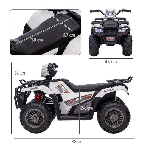 12V Electric Kids Ride On ATV Quad Bike Car Battery Powered Toddler Children Toy