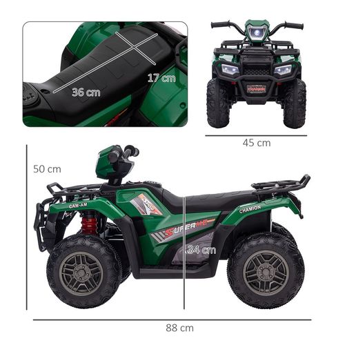 12V Electric Kids Ride On ATV Quad Bike Car Battery Powered Toddler Children Toy