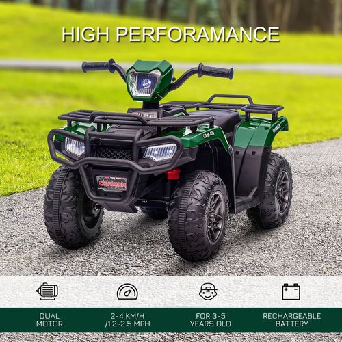 12V Electric Kids Ride On ATV Quad Bike Car Battery Powered Toddler Children Toy