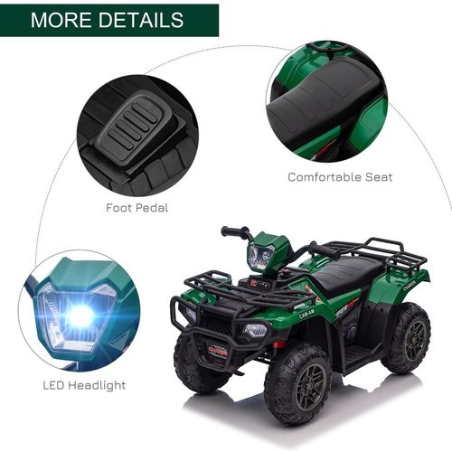 12V Electric Kids Ride On ATV Quad Bike Car Battery Powered Toddler Children Toy