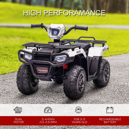 12V Electric Kids Ride On ATV Quad Bike Car Battery Powered Toddler Children Toy