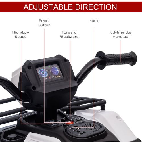 12V Electric Kids Ride On ATV Quad Bike Car Battery Powered Toddler Children Toy