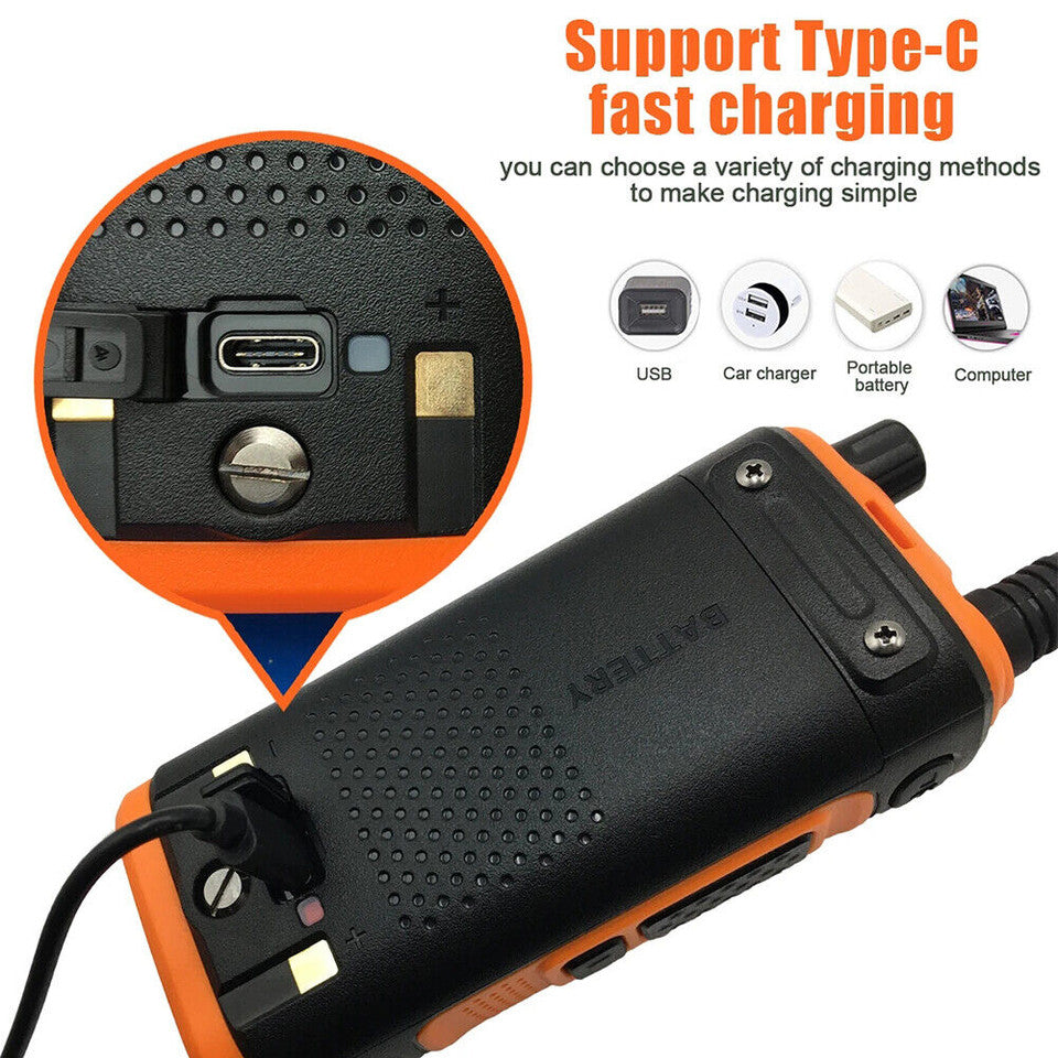 Baofeng 2023 UV-17 Pro 1800mAH 999 Channels Talkie UHF/VHF 5W Long Range Radio