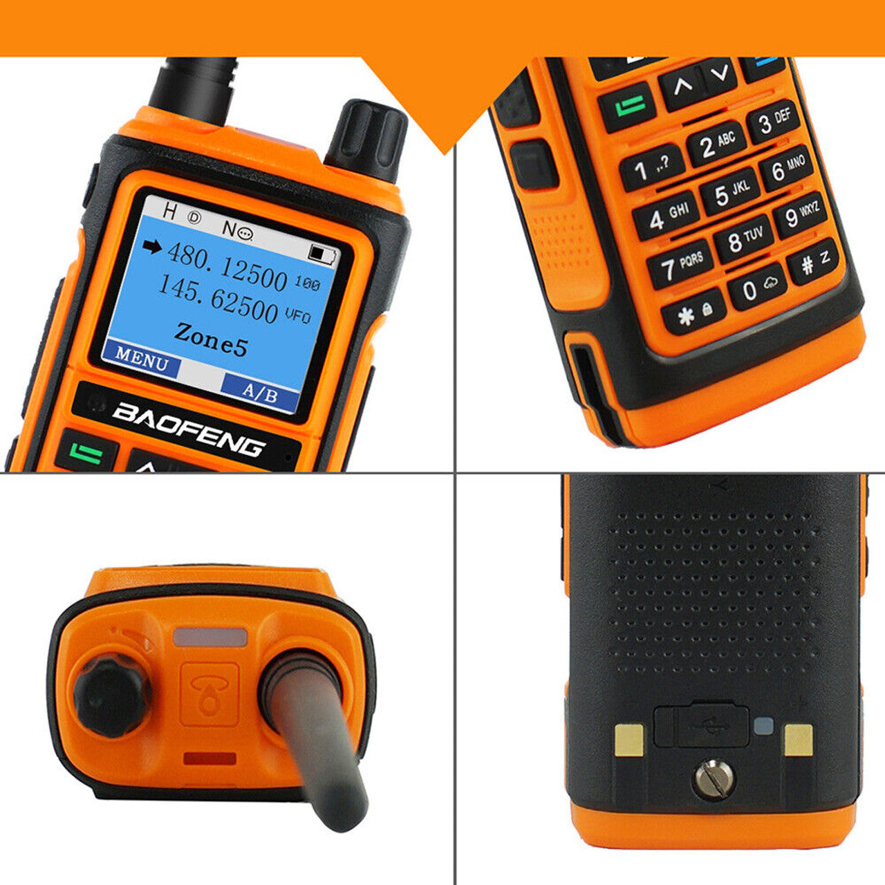 Baofeng 2023 UV-17 Pro 1800mAH 999 Channels Talkie UHF/VHF 5W Long Range Radio