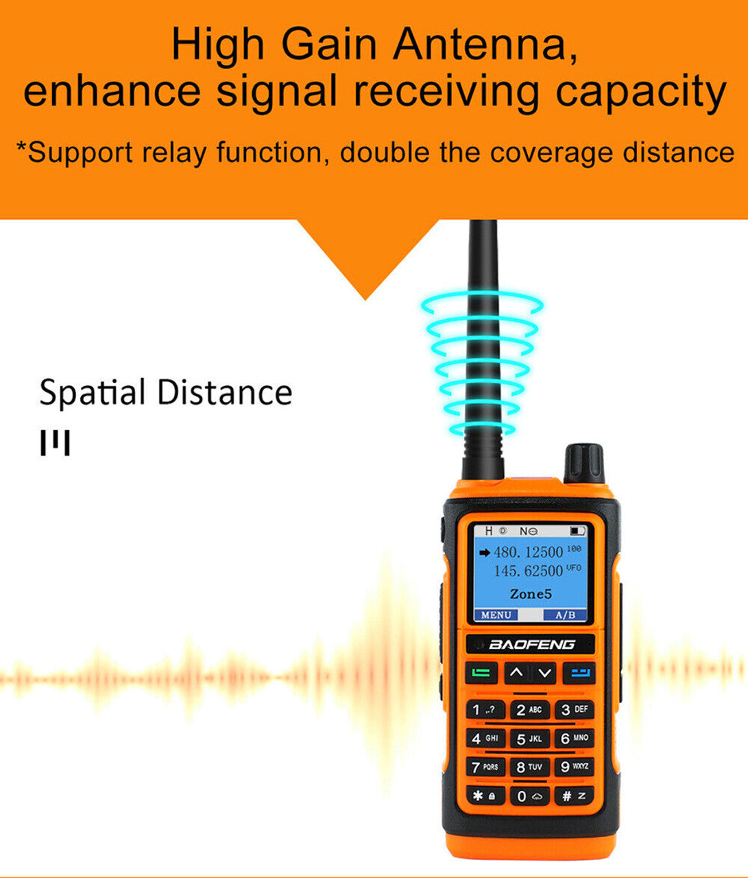 Baofeng 2023 UV-17 Pro 1800mAH 999 Channels Talkie UHF/VHF 5W Long Range Radio