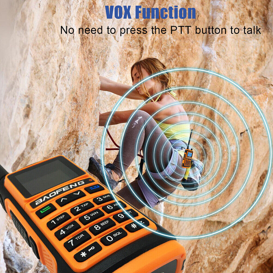 Baofeng 2023 UV-17 Pro 1800mAH 999 Channels Talkie UHF/VHF 5W Long Range Radio