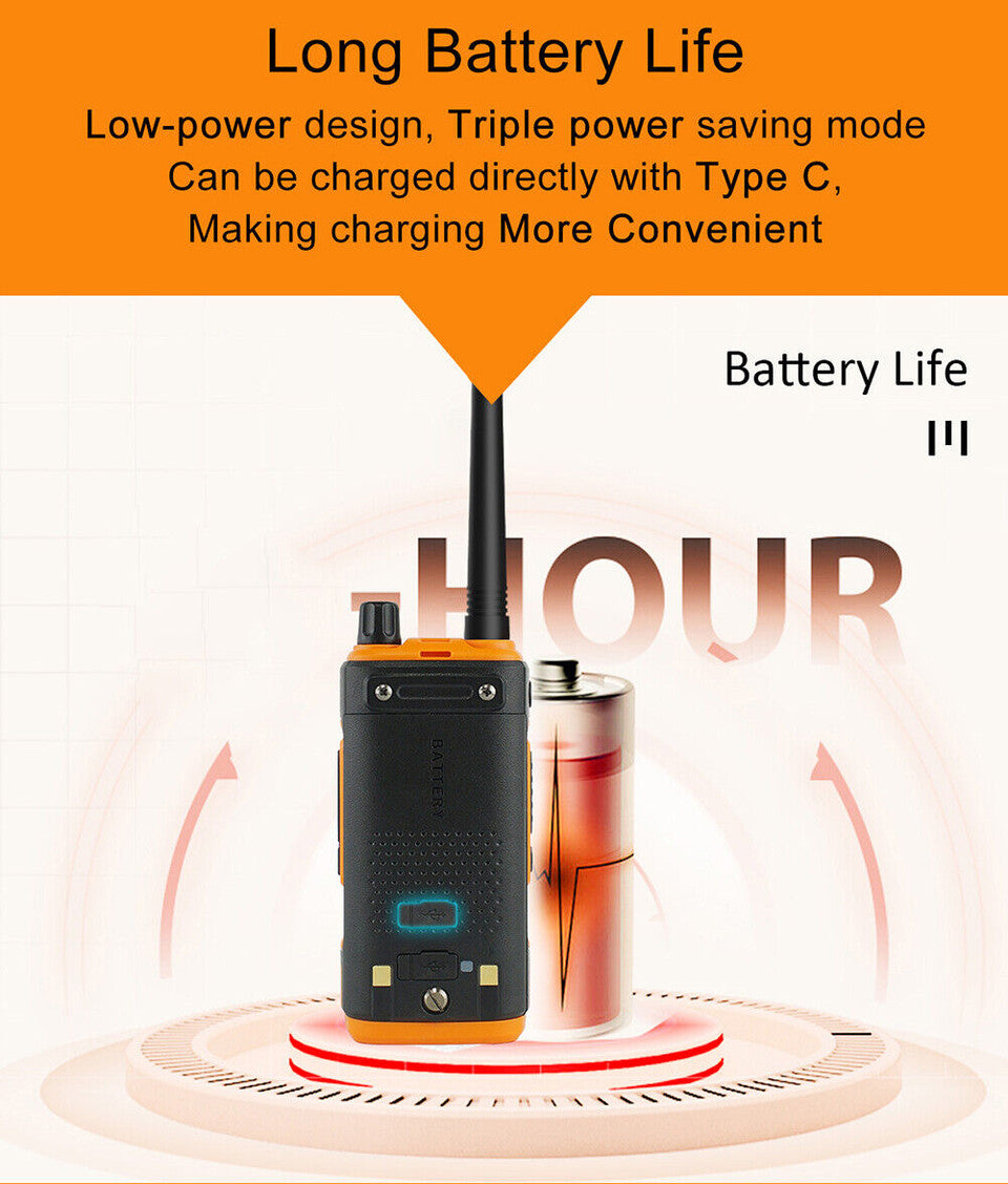 Baofeng 2023 UV-17 Pro 1800mAH 999 Channels Talkie UHF/VHF 5W Long Range Radio