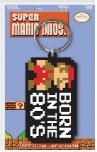Super Mario Official Keyring Nintendo Rubber Keychain Princess Toad Yoshi Bowser